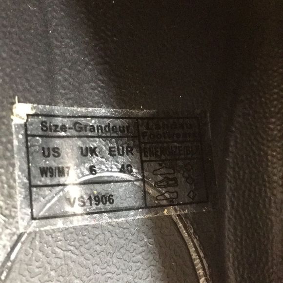 Scrub Zone Loafers Unisex Womens 9 Mens 7 Energize Black Work Shoes - Picture 10 of 12